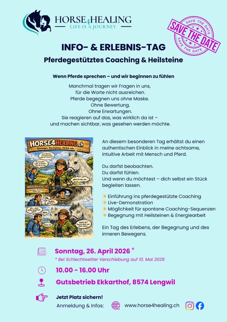 HORSE4HEALING Coaching Info-Demo-Tag Ekkarthof 26-04-2026